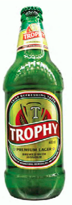 Trophy Large Beer Bottle x12