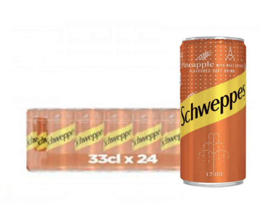 Schweppes Cans