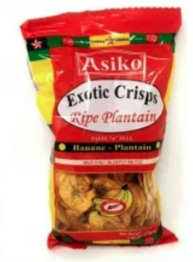 Asiko Plantain Chips 75 grams × 24