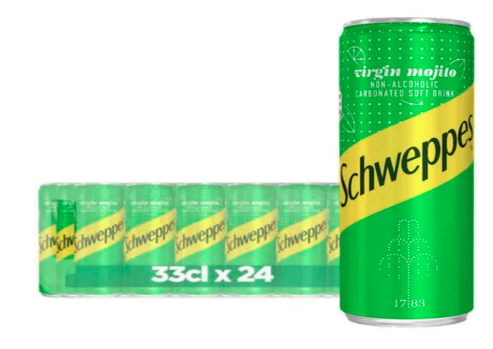 Schweppes Cans