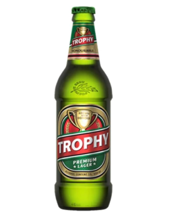 Trophy Premium Lager Beer 600ml x12